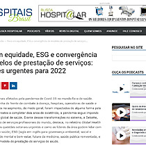 Foco em equidade, ESG e convergncia de modelos de prestao de servios: questes urgentes para 2022